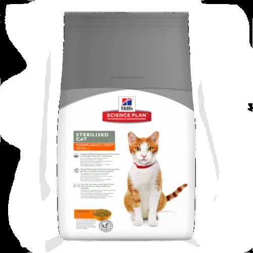 Hill's Science Plan Feline Sterilized Cat Young Adult avec Poulet 1,5kg
