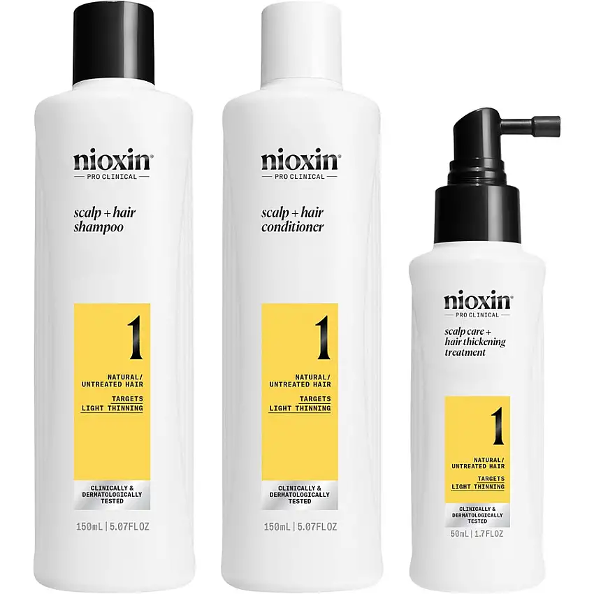 Nioxin Cheveux naturels qui s'affinent discrètement