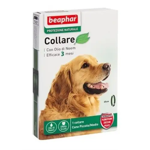 Beaphar Natural Protection Collier pour Chien Petit / Moyen 65cm