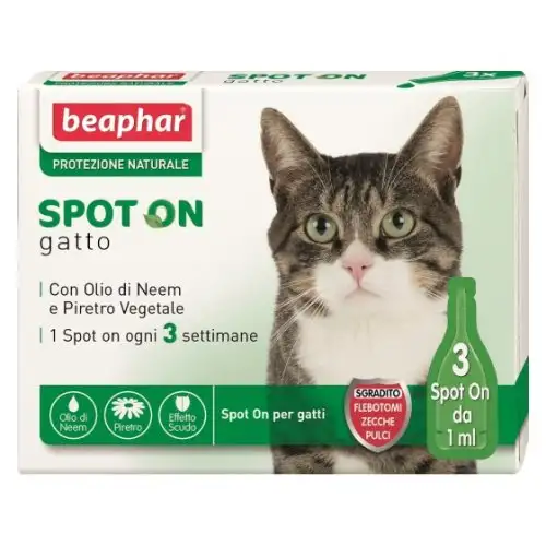 Beaphar Spot On Chat Protection Naturelle 3x1ml