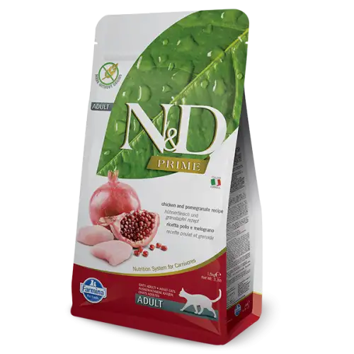 Farmina N&D Natural & Delicious Poulet Et Grenade Chats Adultes 1,5kg