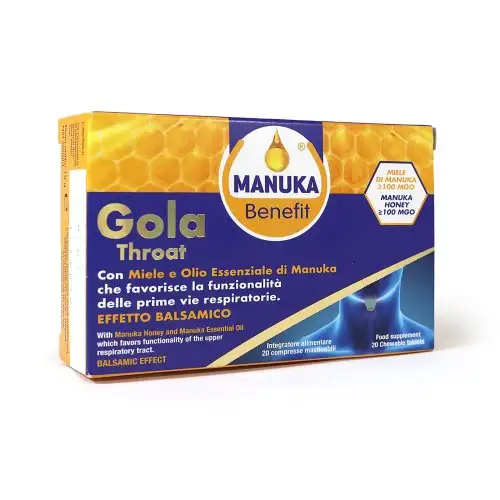 Gorge Gorge Manuka Benefit® Optima Naturals 20 Comprimés
