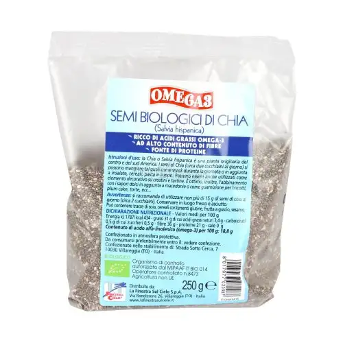 Oméga 3 Graines de Chia Bio 250g