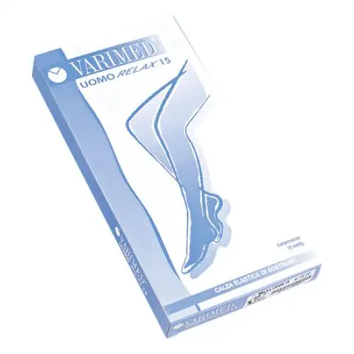 Varimed 15 Mi-Bas Relax Homme Couleur Gris Taille I