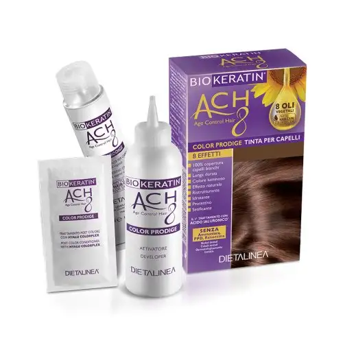 Dietalinea Biokeratin Color Prodige Hair Dye Ach8 8 / D Blond Clair Doré
