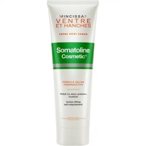 Somatoline Cosmetic Amincissant Ventre et Hanches Crème Effet Chaud 250 ml