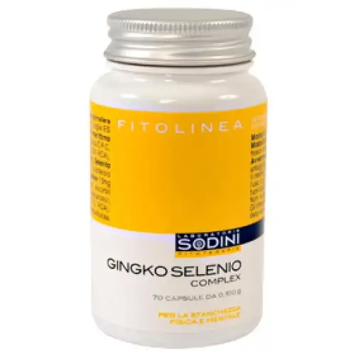 Laboratorio Sodini Ginkgo Sélénium Complexe Complément Alimentaire 70 Gélules