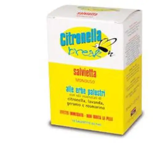 Lingettes jetables Lemongrass Break 10 pièces
