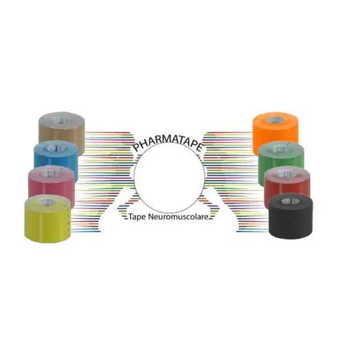 Pharmatape Bande Neuromusculaire Patches Bobine 5x5cm Vert