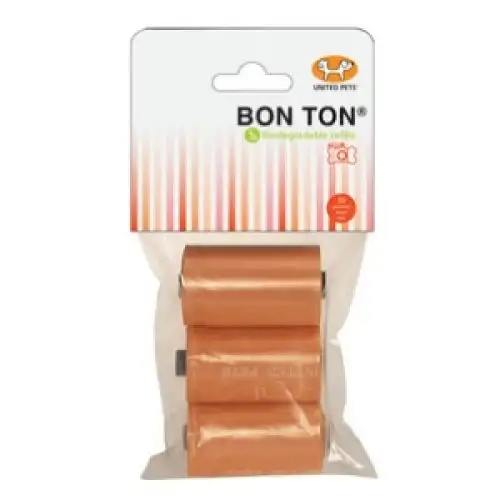 United Pets Recharge Bon Ton Recharges Sacs Orange 3 Rouleaux