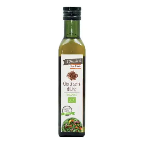 Fior di Loto Huile de lin biologique de l'huile de réfrigérateur 250g