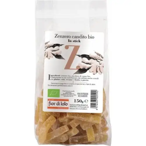 Fior Di Loto Bâton de Gingembre Confit Bio 150g