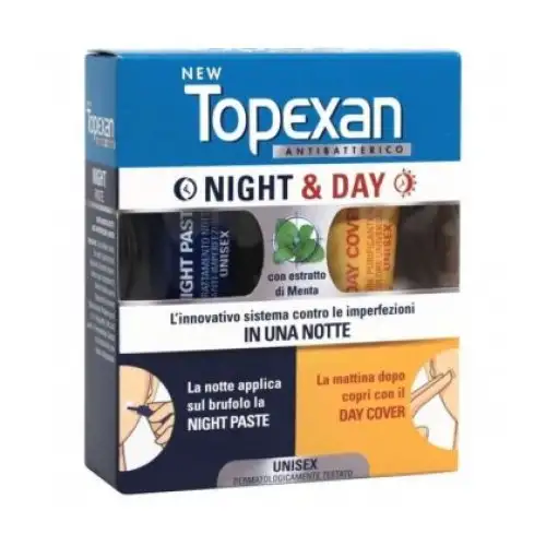 Nouveau Topexan Antibactérien Nuit & Jour 7ml + 7ml