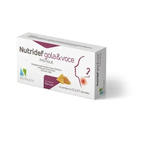 Nutrileya Nutridef Complément Alimentaire Gorge Et Voix 20 Comprimés