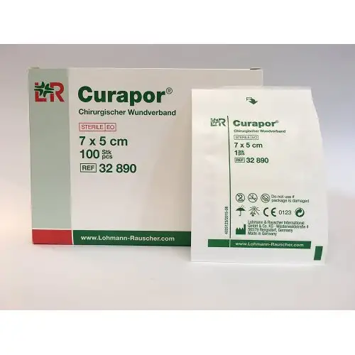 Lohmann & Rauscher Curapor Patch Stérile 7x5cm 100 Pièces
