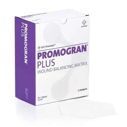Promogran Plus S Matrix Pansement à base de Collagène + ORC et Argent 28 cmq 10 Pansements
