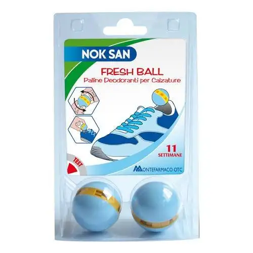 Nok San Fresh Ball Balls Déodorant pour chaussures 2 balles