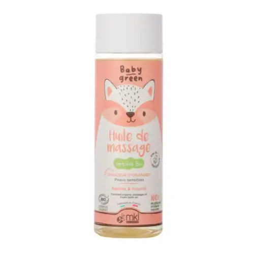 MKL Baby Green - Huile de Massage Bio pour Bébé - 100ml