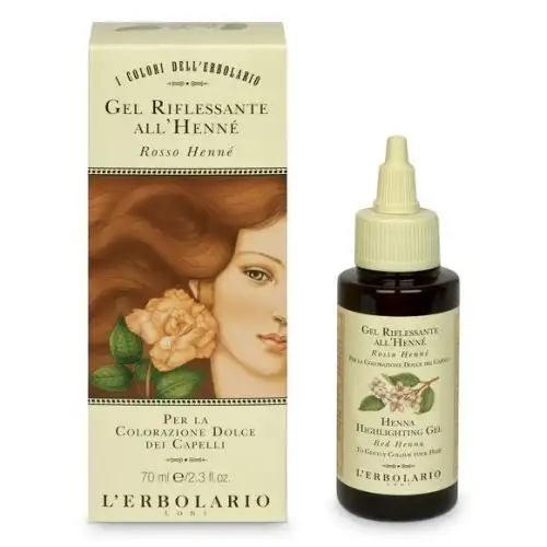 L'Erbolario Gel Réfléchissant Au Henné Rouge - Pour Coloration Des Cheveux 70ml