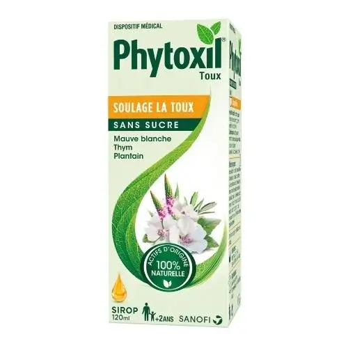 PHYTOXIL Sirop toux Sèche ou Grasse SANS SUCRE (120ml)