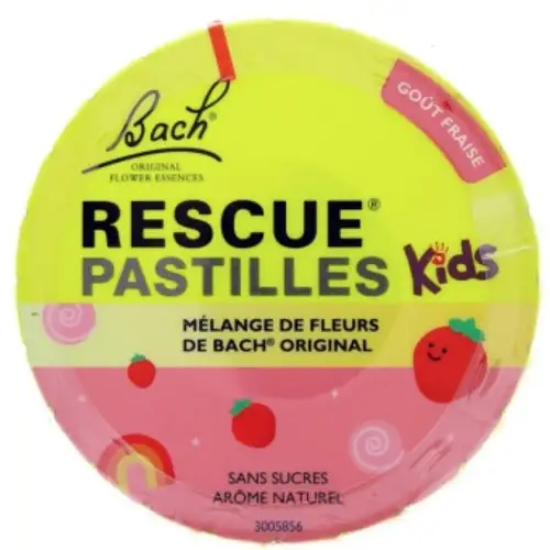 RESCUE Kids -  Pastilles Boîte 50 g - Saveur Fraise
