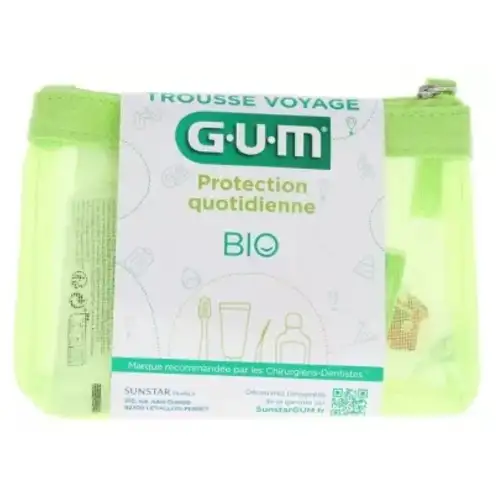 GUM Trousse de Voyage - Protection Quotidienne - Bio