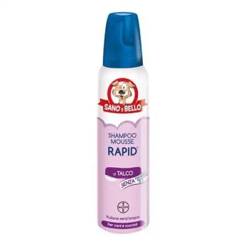 Bayer Sano E Bello Shampooing Mousse Rapide Parfum Talc 300 ml
