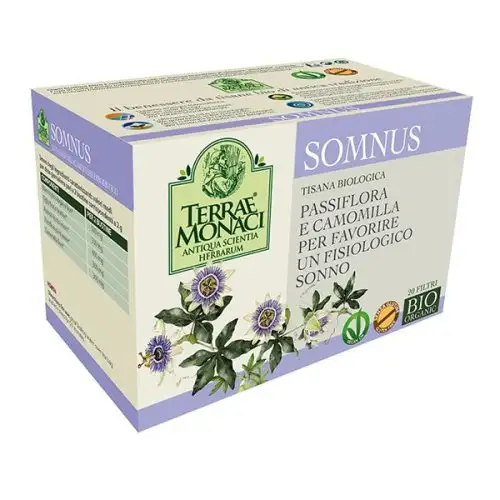 Valverbe Bio Organic Terrae Monaci Somnus Tisane Bio 20 Filtres