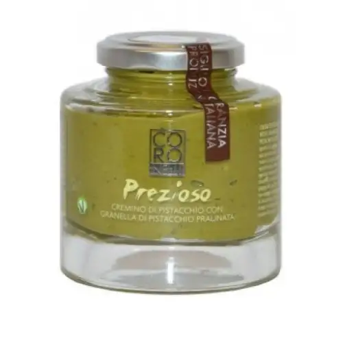 Cremino Précieux Pistache Aux Grains De Pistache Praliné 200g