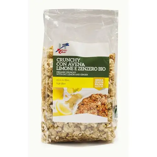 The Window On The Sky Crunchy Avec Avoine Bio Citron Et Gingembre 375g