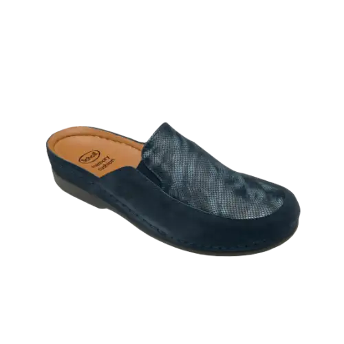 Scholl Olara Daim Femme Bleu Marine 37
