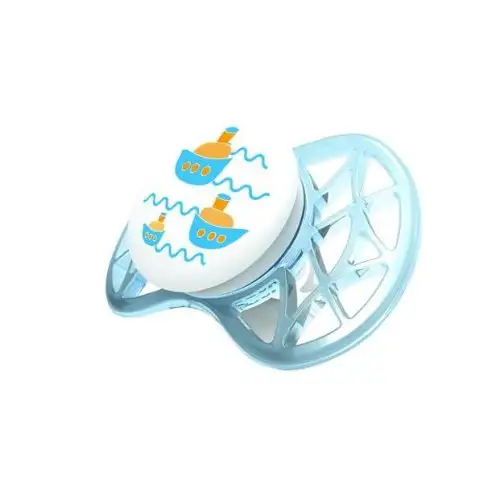 Nuvita Air Sucette avec Tétine Orthodontique 0+ Mois Bleu