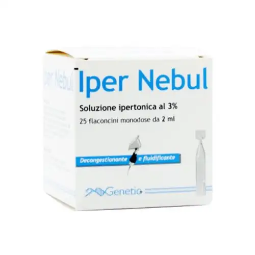 Genetic Pharma Iper Nebul Solution Hypertonique 3% 25 Flacons