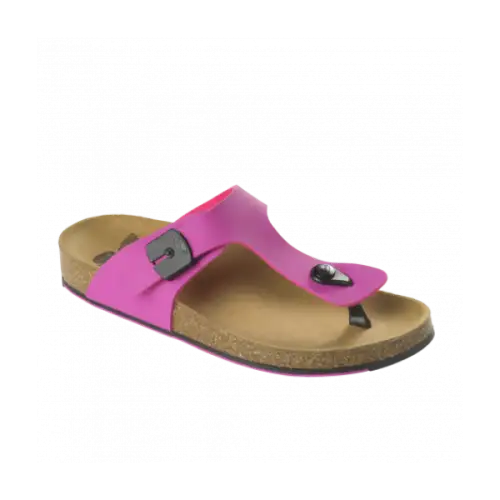 Tongs Femme Scholl Spikey SS5 Couleur Fuchsia / Noir Taille 35