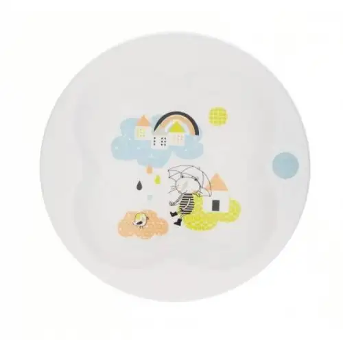 Assiette Under The Rainbow avec couvercle Bébé Confort
