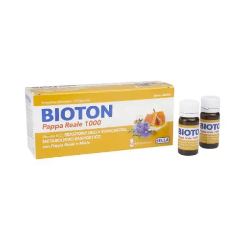 Sella Bioton Gelée Royale 1000 Complément Alimentaire 14 Ampoules
