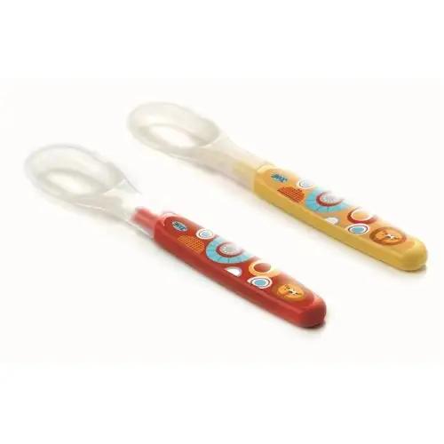 Janè Cuillère en Silicone Faune 2 Cuillères