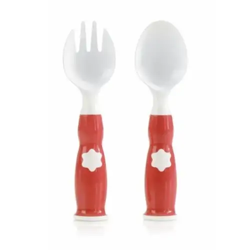Ensemble de couverts éducatifs Janè avec boîte de couleurs assorties