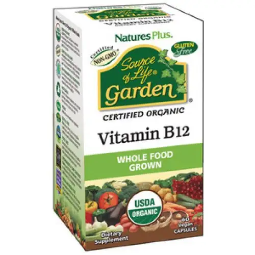 Source of Life Garden Vitamine B12 Complément Alimentaire 60 Gélules