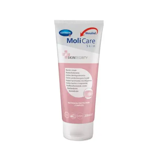 MoliCare Crème pour la Peau à l'Oxyde de Zinc Transparent 200 ml