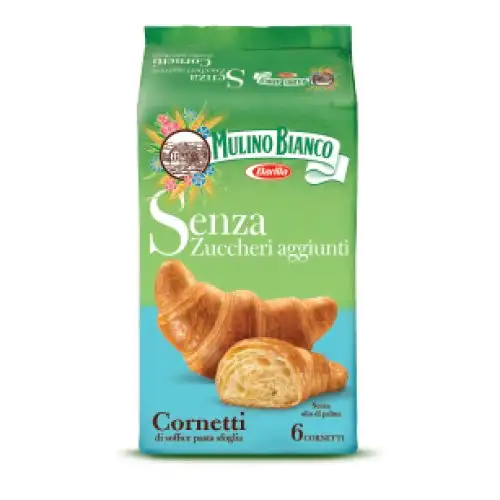 Barilla Mulino Bianco Croissants sans sucre ajouté 6 pièces