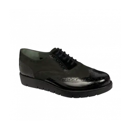 Scholl Virginia Cuir Nubuck Brillant Femme Noir 36