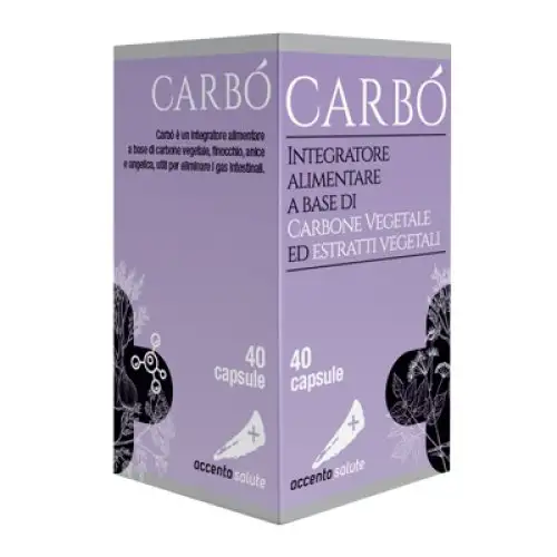 Accento Salute Carbò Complément Alimentaire 40 Gélules