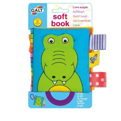 Galt Soft Book Livrets en tissu Crocodile Design 1 pièce