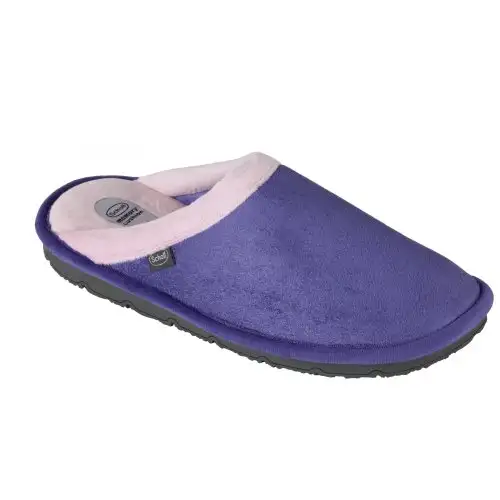 Dr. Scholl's® Pantoufles pour femmes New Brienne en microfibre Violet / Rose Taille 37