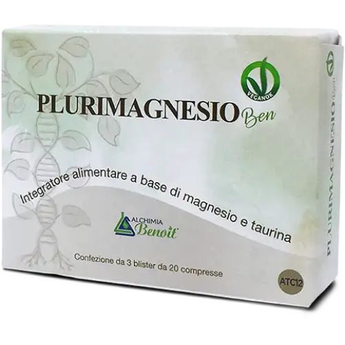 Plurimagnésium Ben Complément Alimentaire 60 Comprimés