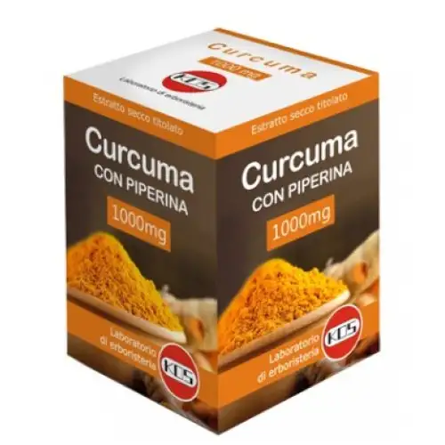 KOS Curcuma A La Pipérine Extrait Sec 1g 30 Comprimés