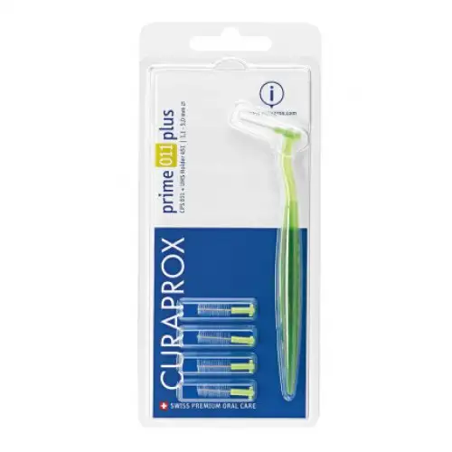 Curaprox Prime 011 Plus Fine Brosses à Dents Couleur Verte