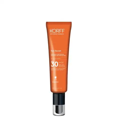Korff Sun Secret Fluide Visage Effet Mat Spf30 50 ml