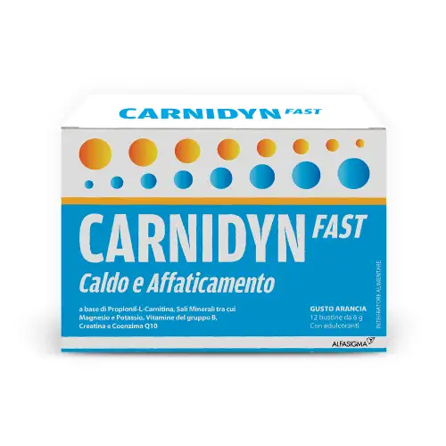 Carnidyn Fast Hot et Fatigue 12 Sachets